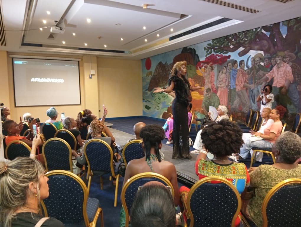 El proyecto Afrodiverso fue una de las iniciativas que llevó el arte a la inauguración de la Jornada.