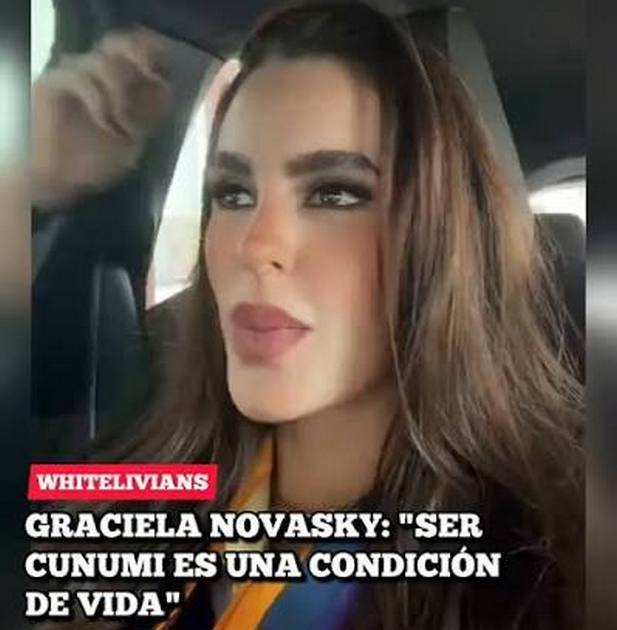 Graciela Novasky fue muy criticada por un vídeo viral en el que habla despectivamente del hecho de que alguien sea indígena de la zona del oriente de Bolivia.