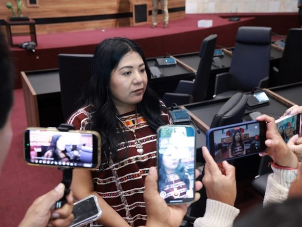 La presienta de la Junta de Coordinación Política(Jucopo), Tania Caballero Navarro.