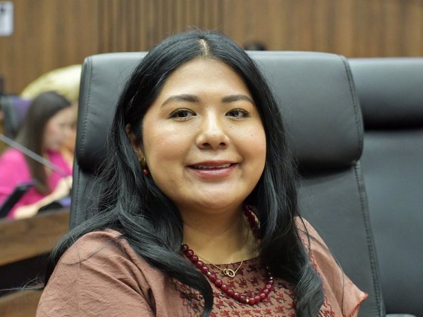 Tania Caballero Navarro, presidenta de la Junta de Coordinación Política (Jucopo) del Congreso del Estado.