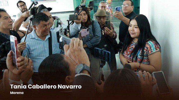 La diputada Tania Caballero Navarro al referirse al Segundo Informe de Gobierno de la presidenta Claudia Sheinbaum.