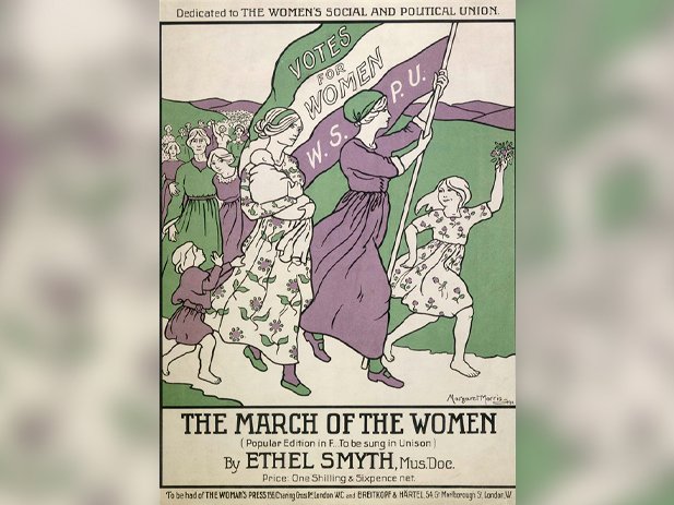 Los colores insignia del movimiento feminista internacional fueron utilizados por primera vez en 1908 gracias a la iniciativa de la activista británica Emmeline Pethick.