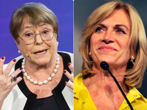 Michelle Bachelet y Evelyn Mattei son dos políticas chilenas, rivales ideológicas, con amplia experiencia.